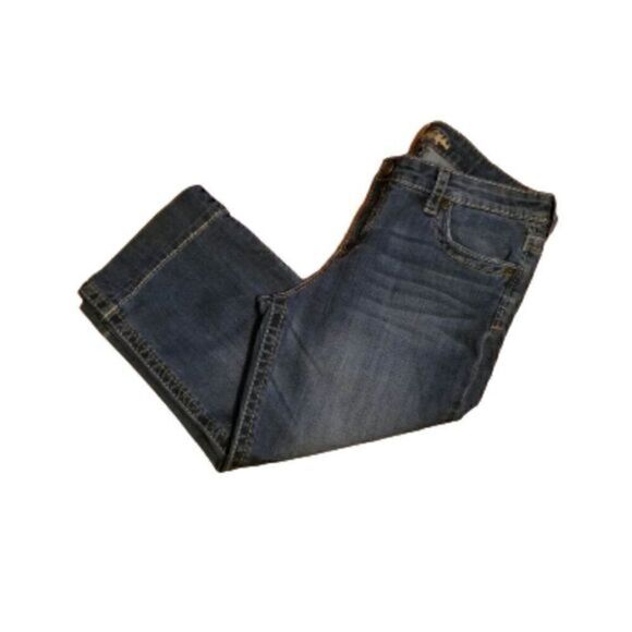 KUT from the Kloth Natalie Crop Denim Capri Jeans - Picture 3 of 7